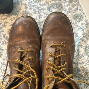 Dr. Martens 6-Eye Brown Leather Boots Size 9 Women’s